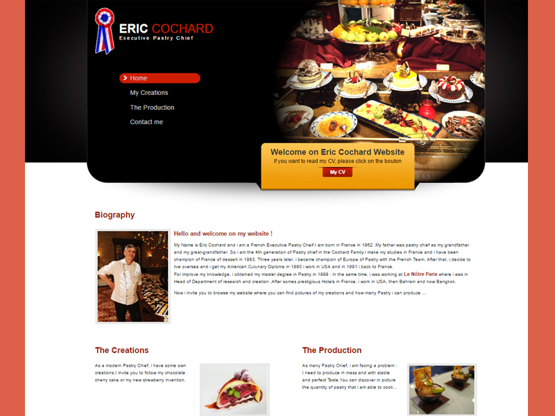 Eric Cochard : Chef pâtissier de renom.